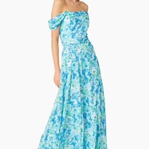 Shoshanna Off The Shoulder Gown